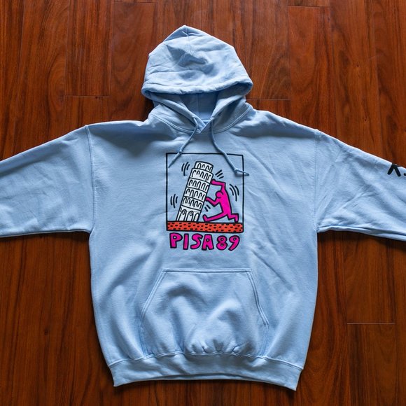 NWOT Urban Outfitters Keith Haring PISA 89 Hoodie - Picture 5 of 8